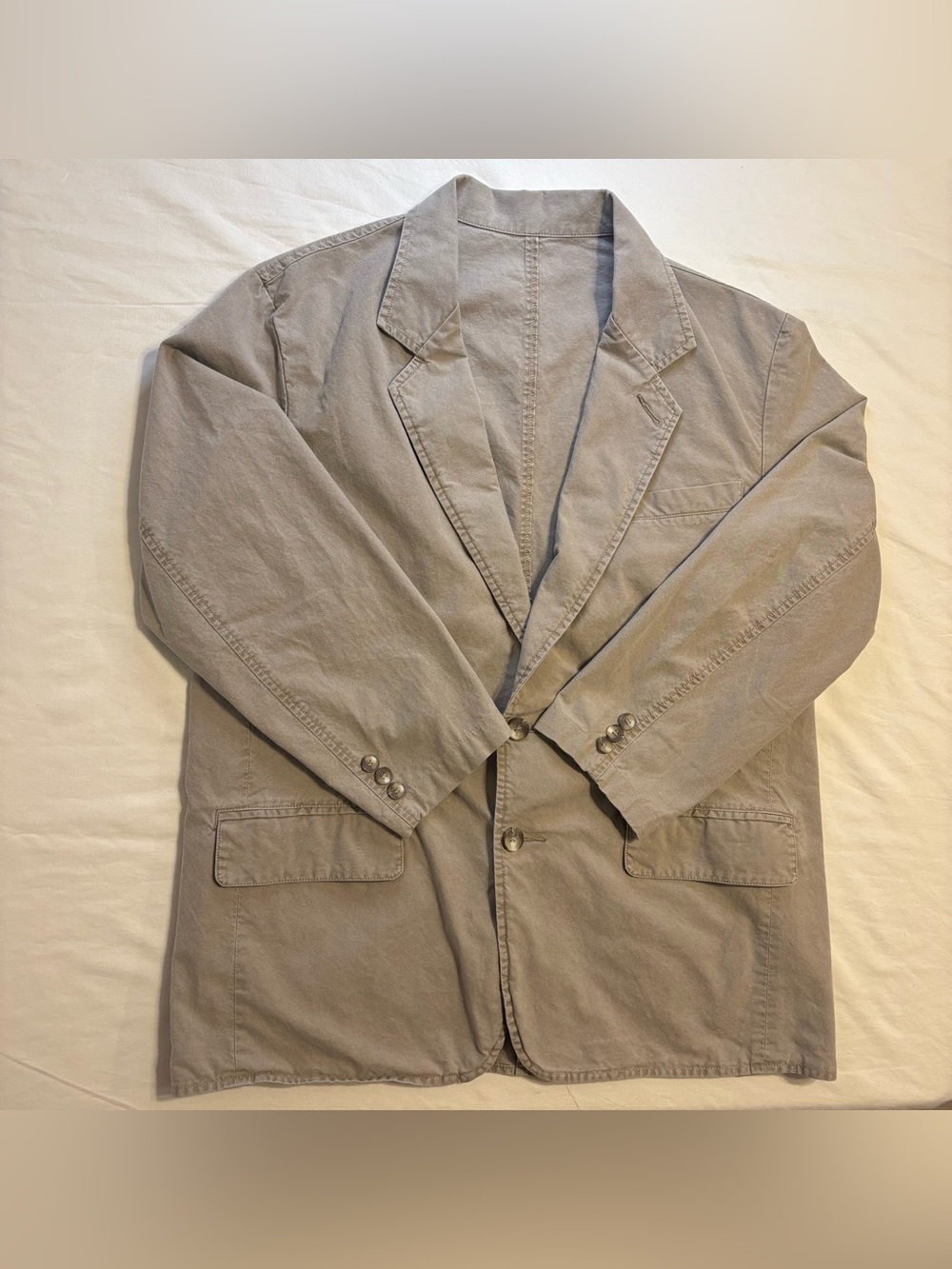 Vintage L.L. Bean "Tropical Weights" Blazer Jacket Khaki Men’s 42 Regular